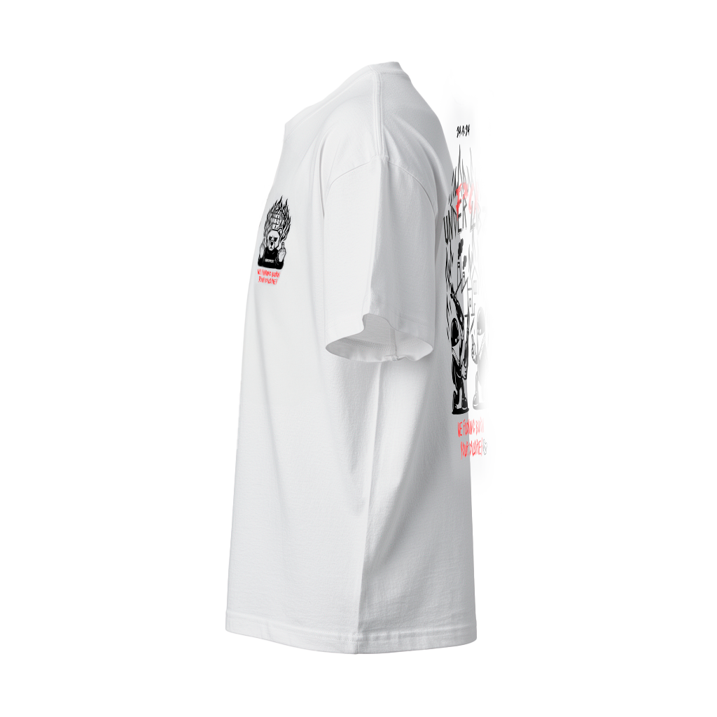 CAMISETA MASCULINA OVERSIZED DIMETHYLEX BRANCO