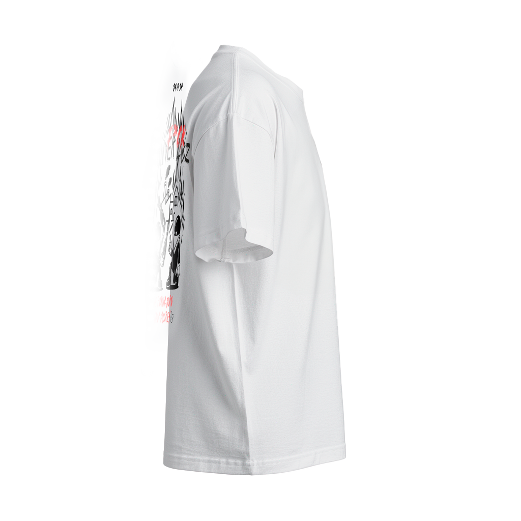 CAMISETA MASCULINA OVERSIZED DIMETHYLEX BRANCO