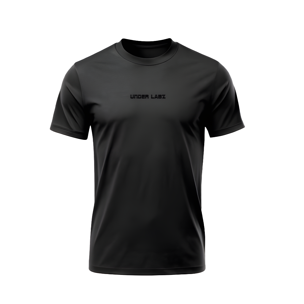 CAMISETA MASCULINA MODAL DUAL PRETA