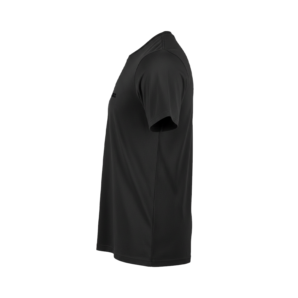 CAMISETA MASCULINA MODAL DUAL PRETA