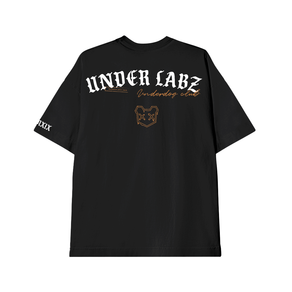 CAMISETA MASCULINA REGULAR LEGION PRETA