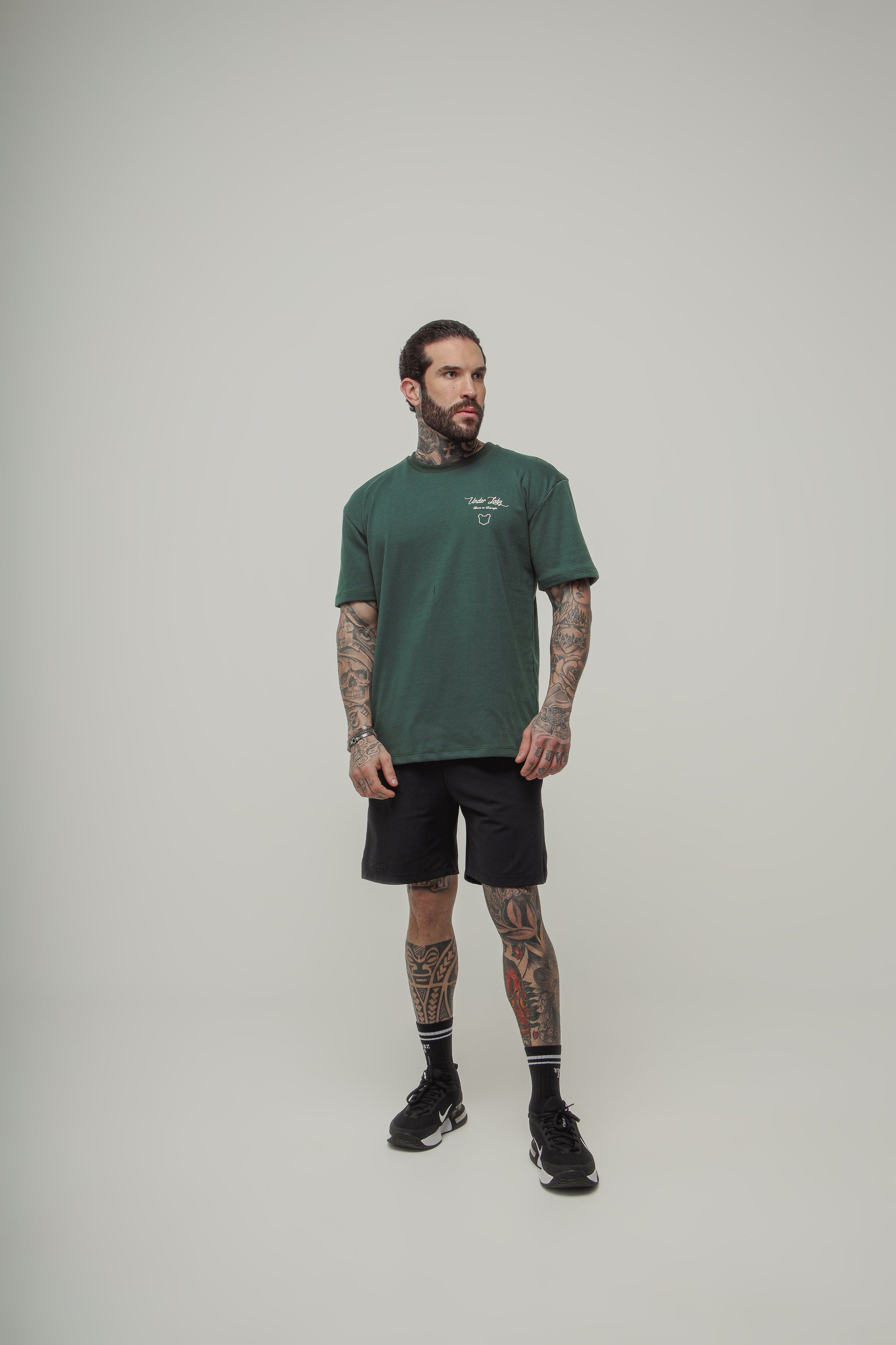 CAMISETA MASCULINA REGULAR CHRONOS VERDE