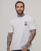 CAMISETA MASCULINA OVERSIZED DIMETHYLEX BRANCO - Loja Oficial Under Labz