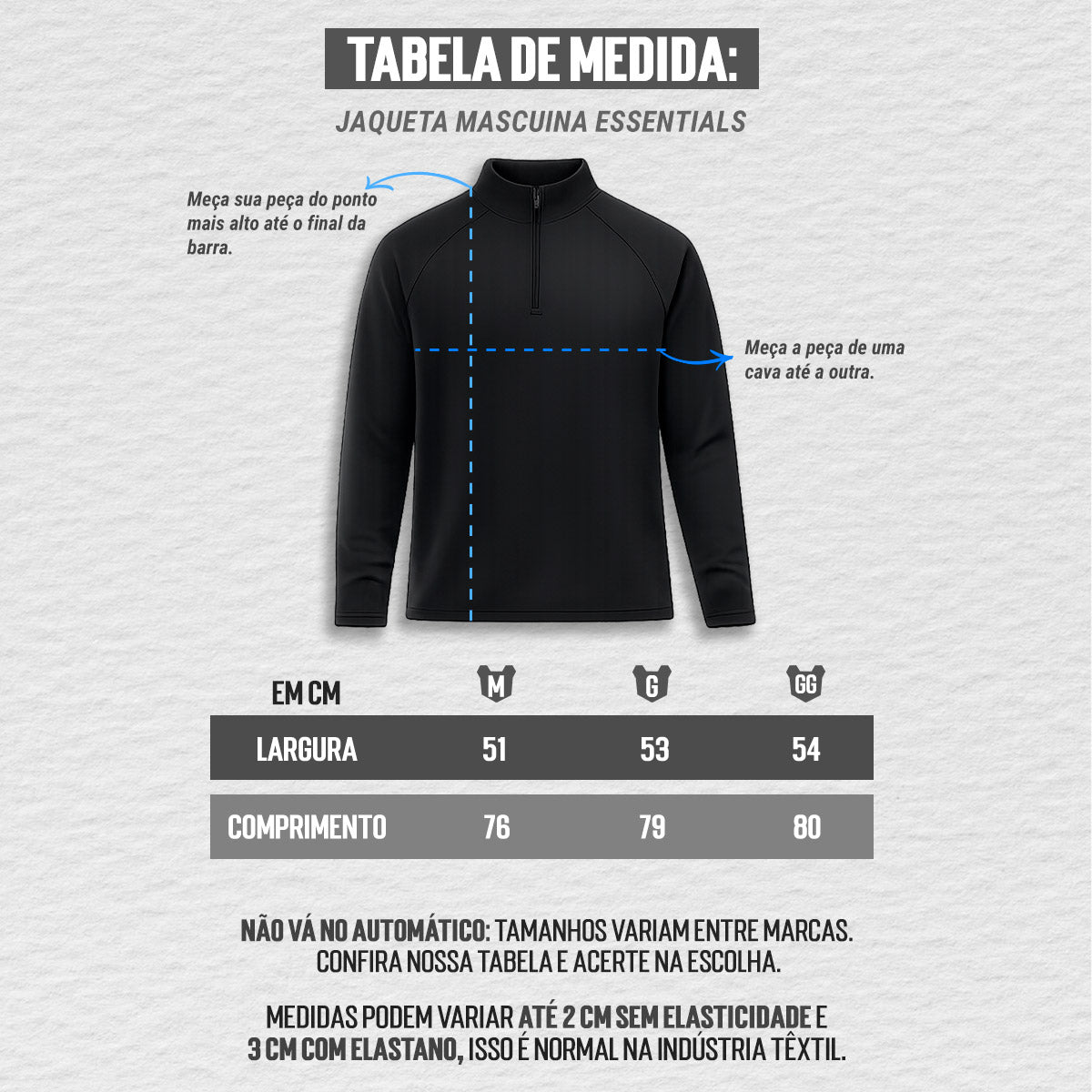 JAQUETA MASCULINA ESSENTIALS