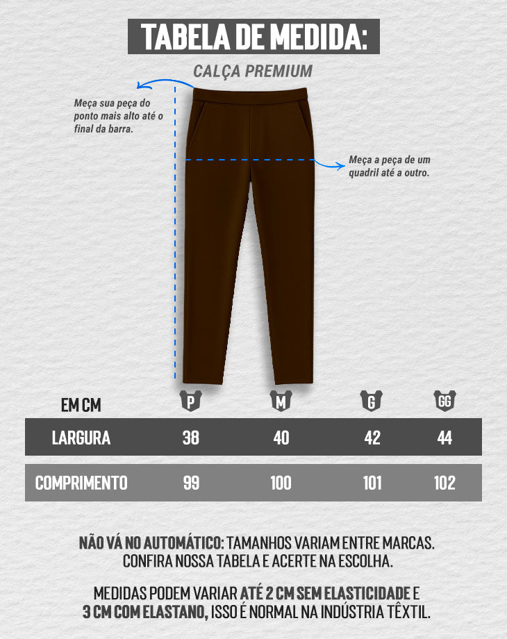 CALÇA MASCULINA PREMIUM