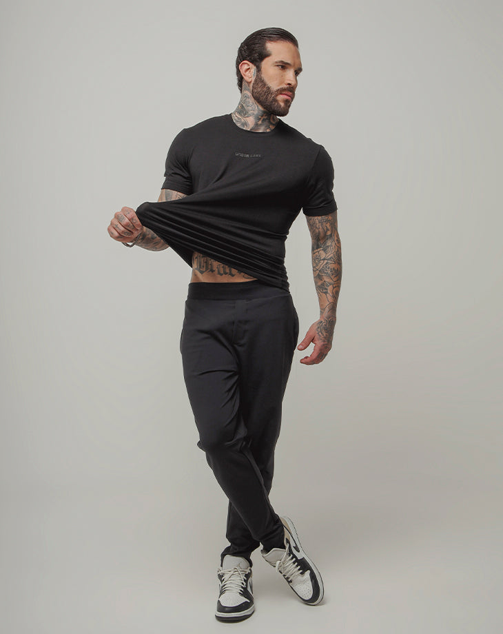 CAMISETA MASCULINA MODAL DUAL PRETA - Loja Oficial Under Labz