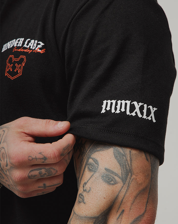 CAMISETA MASCULINA REGULAR LEGION PRETA - Loja Oficial Under Labz