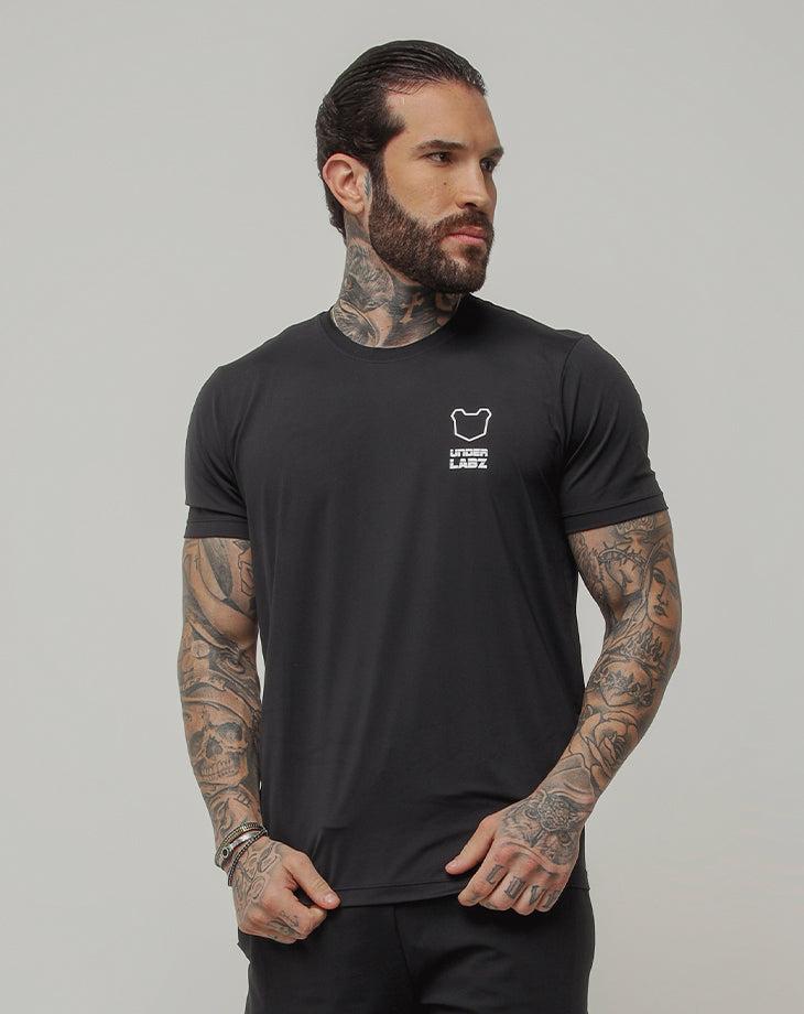 CAMISETA MASCULINA POLIAMIDA MARK PRETA - Loja Oficial Under Labz