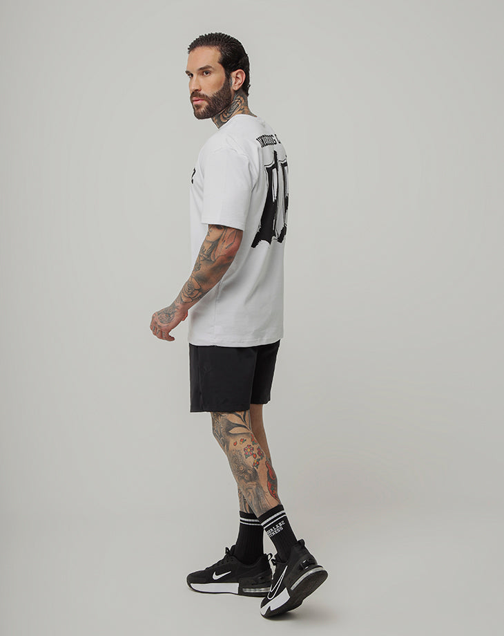 CAMISETA MASCULINA REGULAR BEAR CODE BRANCA - Loja Oficial Under Labz