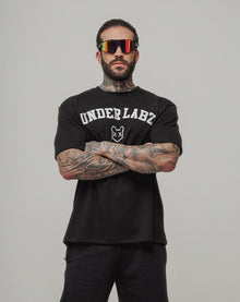 CAMISETA MASCULINA REGULAR BEAR CODE PRETA