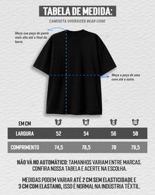 CAMISETA MASCULINA REGULAR BEAR CODE PRETA