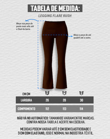 LEGGING FEMININA FLARE RUSH - Loja Oficial Under Labz