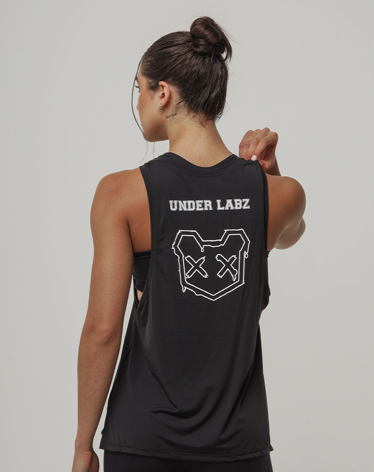 REGATA FEMININA PULSE PRETA - Loja Oficial Under Labz