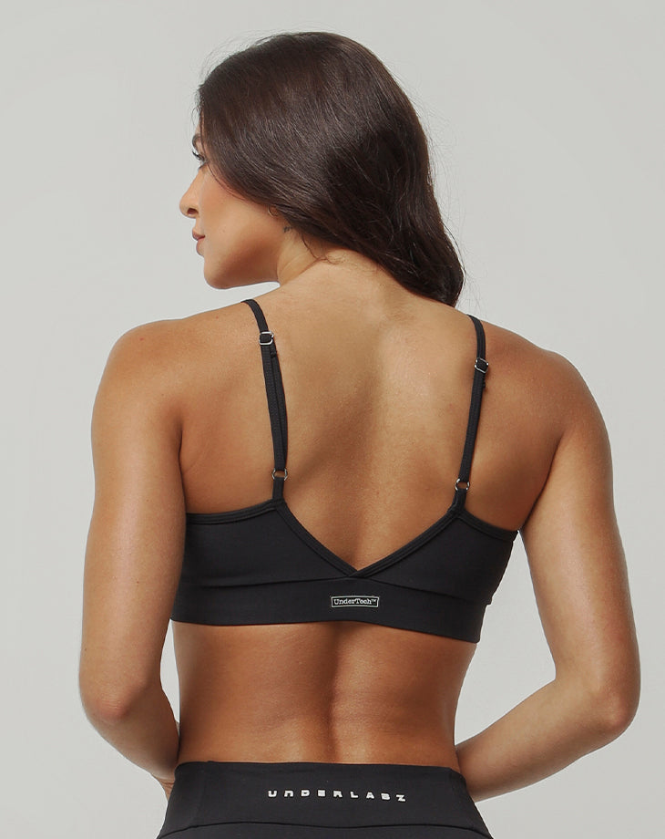 TOP FEMININO LINE PRETO - Loja Oficial Under Labz