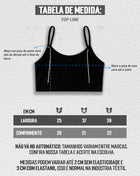 TOP FEMININO LINE PRETO - Loja Oficial Under Labz