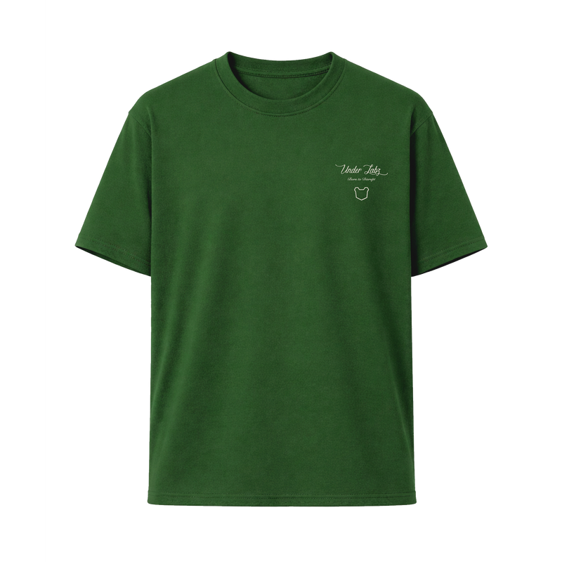 CAMISETA MASCULINA REGULAR CHRONOS VERDE