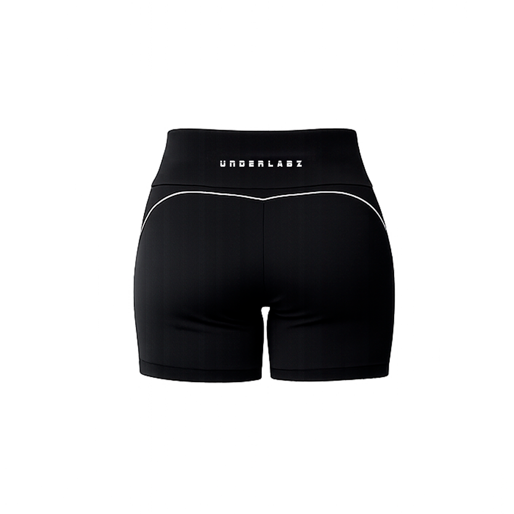 SHORTS FEMININO LINE PRETO
