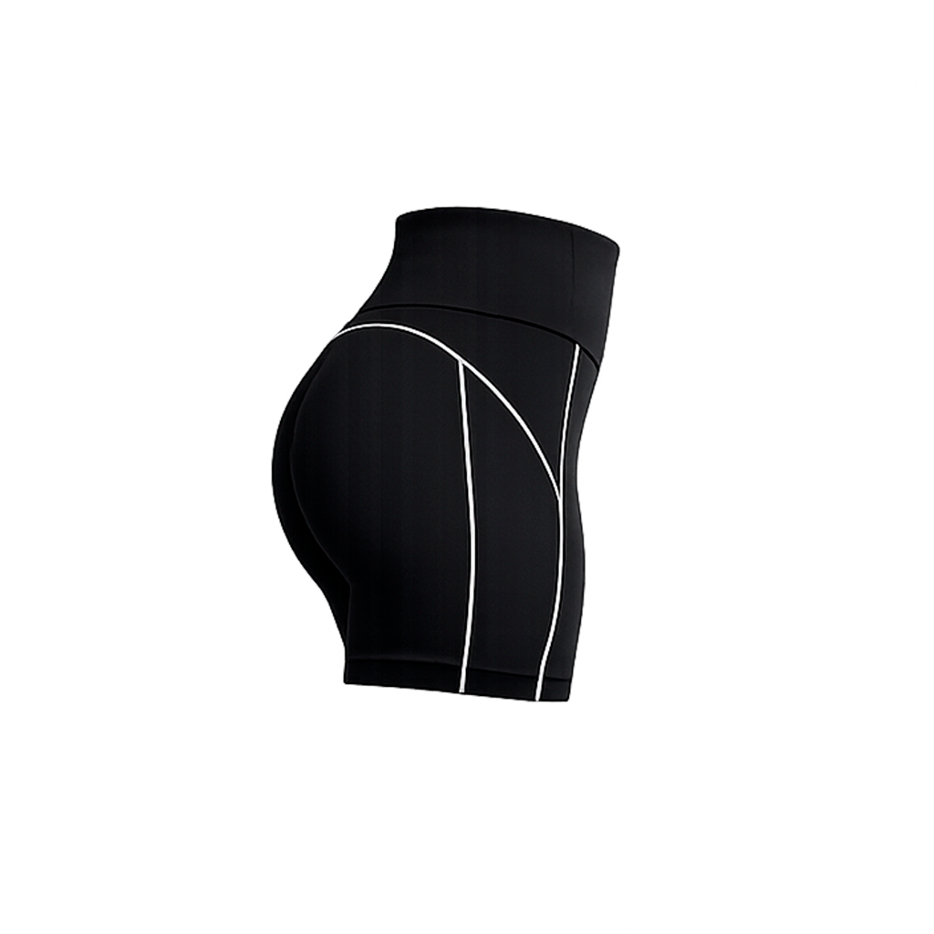 SHORTS FEMININO LINE PRETO